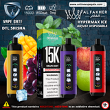 Al Fakher - Crown Bar Hypermax Ice Edition Disposable Vape (15,000 Puffs) Vape Online Ajman