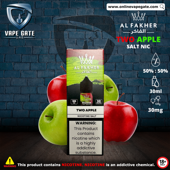 Al Fakher - Two Apple Saltnic 30ml Vape Delivery Sharjah