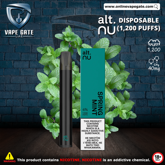 Alt.NU Disposable Vape (1,200 Puffs) Vape Delivery Dubai 