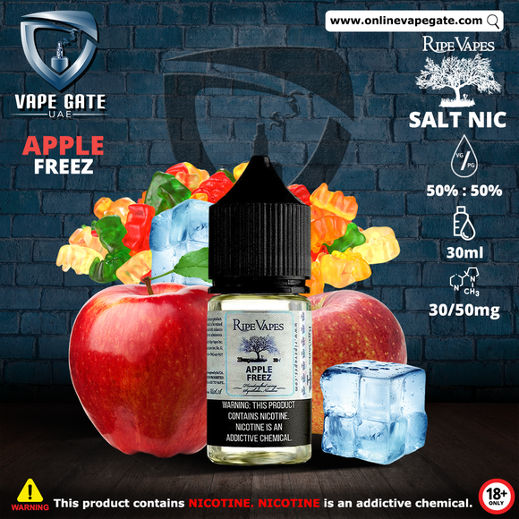 Apple Freez 30ml SaltNic by Ripe Vape vape dubai