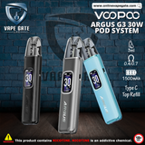 Argus G3 30W Pod System Kit 1500mAh Vape Offer Online Ajman Ruwais KSA