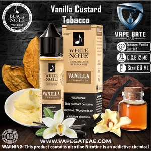 WHITE NOTE - VANILLA Tobacco 60ML Abudhuabi UAE KSA Oman