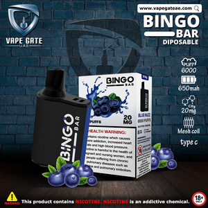 Bingo Bar Disposable Vape (6000 Puffs) Best Vape 2025