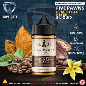 Black Flag Risen - 60ml E liquid  abudhabi KSA dubai