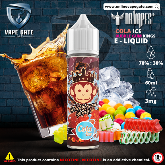 Bubble Gum Kings Cola Ice 60ml by Dr. Vapes DUBAI ABU DHABI AL AIN RUWAIS SHARJAH KSA