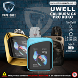 Caliburn G4 Pro Koko 35W Pod System Kit 2000mAh Vape Online Offer Sharjah 2025