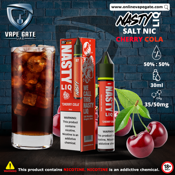 Cherry Cola - Nasty 30ml vape delivery abu dhabi