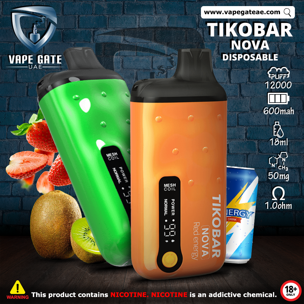 Tikobar Nova Disposable Vape (12,000 Puffs) in Dubai | vape delivery UAE