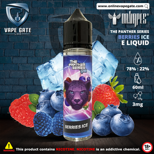 Berries Ice - The Panther Series Ice Elqiuid by Dr. Vapes vape offer al ain sharjah