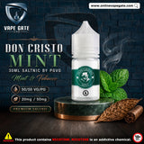 Don Cristo Mint 30ml SaltNic by PGVG Fast Vape Delivery