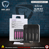 Efest LUSH Q4 4 Bay Battery Charger Abu Dhabi Sharjah Dubai UAE, KSA Saudi Arabia
