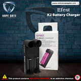 Efest Slim K2 Battery Charger Abu Dhabi Dubai UAE, KSA, Saudi Arabia