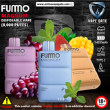 Fummo Magnum Disposable Vape (8,000 Puffs) VAPE DELIVERY SAME DAY DUBAI