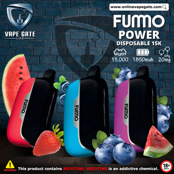 Fummo Power Disposable Vape (15,000 Puffs) Best Offer Online Abu Dhabi