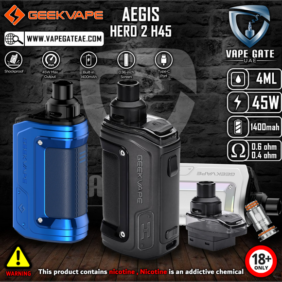 Geekvape H45 Aegis Hero 2 Geekvape H45 Aegis Hero 2 vape kit Dubai Geekvape H45 Aegis Hero 2 Geekvape H45 Aegis Hero 2 vape kit Dubai