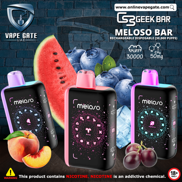 Geek Bar Meloso Bar 30K Vape 18ml UAE Price | Vape Same Day Delivery Abu Dhabi & Dubai Geek Bar Meloso Bar 30K Vape 18ml UAE Price | Vape Same Day Delivery Abu Dhabi & Dubai