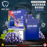 Geek Bar B5000 Rechargeable Disposable ABU DHABI DUBAI RUWAIS AL AIN SHARJAH FUJAIRAH