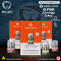 Geekvape Wenax Q Replacement Pods (3ml) Same Day Delivery Dubai 2025