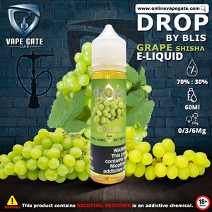 Grape Shisha 60ml E Liquid by Drop Blis - E-LIQUIDS - UAE - KSA - Abu Dhabi - Dubai - RAK 1