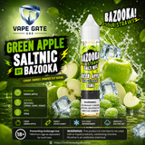 Green Apple 30ml Saltnic by Bazooka Abu Dhabi & Dubai Ajman Ruwais Al Ain UAE 1