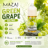 Green Grape - by Mazaj 30ml SaltNic - Salt Nic - UAE - KSA - Abu Dhabi - Dubai - RAK 1