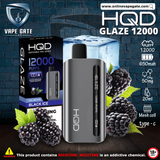 HQD GLAZED RECHARGEABLE DISPOSABLE VAPES (12,000 PUFFS) Vape Deliver the same day Abu Dhabi 