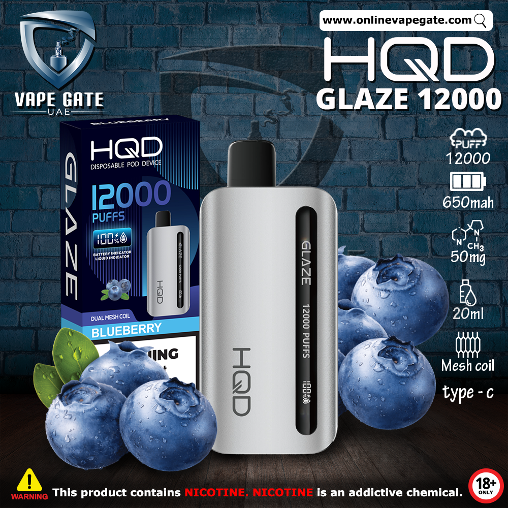 HQD GLAZED RECHARGEABLE DISPOSABLE VAPES (12,000PUFFS) | ABU DHABI & DUBAI SAME DAY DELIVERY HQD GLAZED RECHARGEABLE DISPOSABLE VAPES (12,000PUFFS) | ABU DHABI & DUBAI SAME DAY DELIVERY