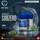 Halo Subzero Menthol - E Liquid  - Best Vape Shop in UAE 