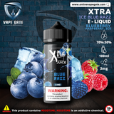 ICE BLUE RAZZ - XTRA ELIQUID 100ML vape delivery fujairah