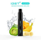  IGET LEGEND Disposable Vape Pod 4000 Puffs VAPE DELIVERY RAS AL KHAIMAH