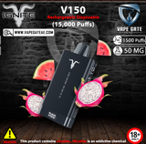 IGNITE - V150 Rechargeable Disposable Vape (15,000 Puffs) vape delivery same day dubai