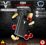 IGNITE - V80 Rechargeable Disposable Vape (8000 Puffs) vape offer sharjah