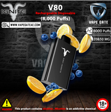 IGNITE - V80 Rechargeable Disposable Vape (8000 Puffs) vape offer al ain