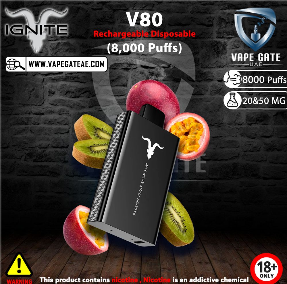 IGNITE - V80 Rechargeable Disposable Vape (8000 Puffs) | Same Day Delivery Abu Dhabi & Dubai IGNITE - V80 Rechargeable Disposable Vape (8000 Puffs) | Same Day Delivery Abu Dhabi & Dubai