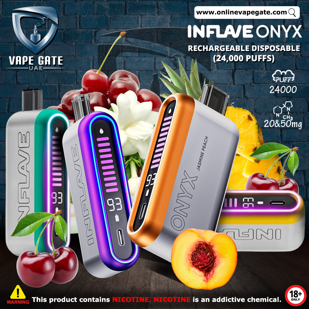 inflave vape Inflave Vape Inflave Onyx Rechargeable Disposable Vape (24,000 Puffs) CITY  VAPE main image 1