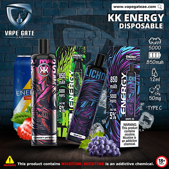 KK Energy Recharge Disposables Pod Device (5000 Puffs) Best Shop in UAE 2025