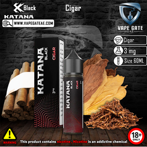 Katana Black Series - Cigar Eliquid ABU DHABI DUBAI SHARJAH UMM AL QUAWAIN KSA