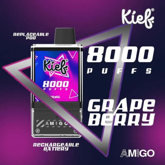 Kief - Amigo Pod Kit Disposable Vape (8000 Puffs)|Abu Dhabi & Dubai |Free  Delivery apply