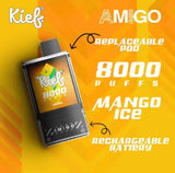 Kief Amigo Pod Kit Disposable Vape (8000 Puffs) Best Vape Offer Online in Abu Dhabi and Dubai 2025