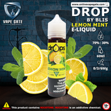 Lemon Mint 60ml E liquid by Drop By Blis - E-LIQUIDS - UAE - KSA - Abu Dhabi - Dubai - RAK 1