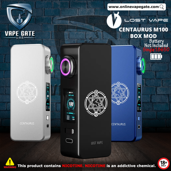 Lost Vape Centaurus M100 Box Mod UAE Price | Best Online Deals in Dubai Lost Vape Centaurus M100 Box Mod UAE Price | Best Online Deals in Dubai