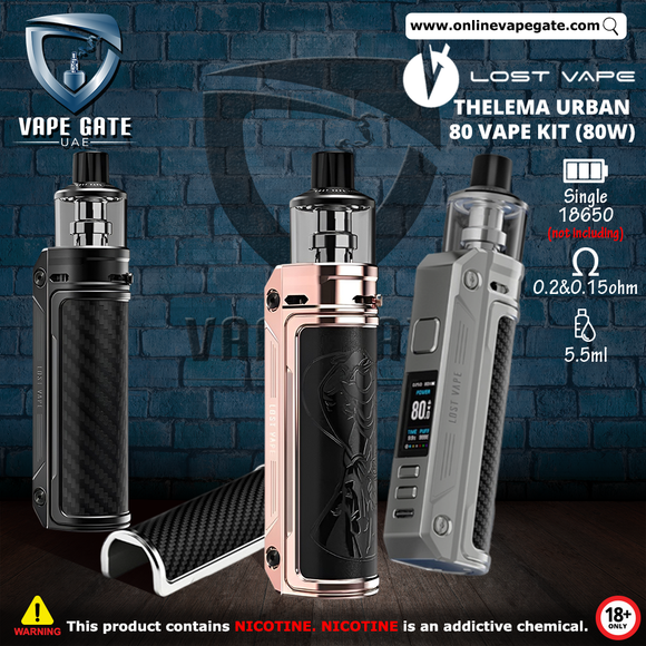 Lost Vape Thelema Urban 80 Kit UAE Price Online | Vape Fast Delivery Dubai Lost Vape Thelema Urban 80 Kit UAE Price Online | Vape Fast Delivery Dubai
