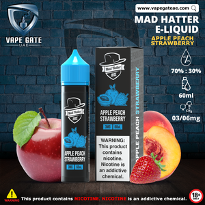 Apple Peach Strawberry - I Love Salts /Mad Hatter Juice DUBAI ABU DHABI AIL AIN RUWAIS KSA