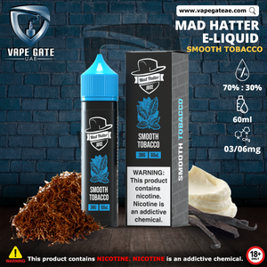 Mad Hatter Smooth Tobacco E-Liquid Abudhabi | Best Vape Shop Dubai UAE Mad Hatter Smooth Tobacco E-Liquid Abudhabi | Best Vape Shop Dubai UAE