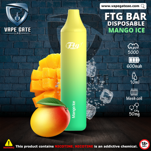 FTG BAR Disposable (5000 Puffs - 50mg) ABU DHABI DUBAI KSA AL AIN