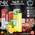 Maskking High GT - S Disposable (4000 Puffs) best vape in dubai