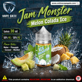 Melon Colada Ice Saltnic by Jam Monster Fast Vape Delivery Dubai Now