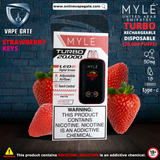 Myle Turbo Rechargeable Disposable Vape (20,000 Puffs) vape OFFER DUBAI DUTY FREE