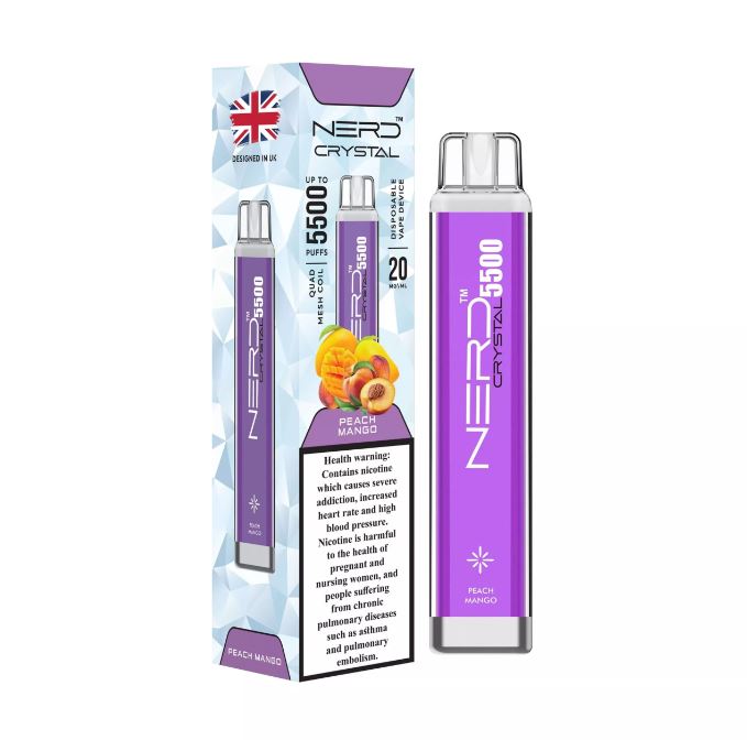NERD CRYSTAL DISPOSABLE VAPE (5500 Puffs)| Same Day Delivery Abu Dhabi &  Dubai