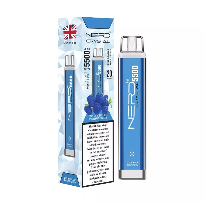 NERD CRYSTAL DISPOSABLE VAPE (5500 Puffs)| Same Day Delivery Abu Dhabi &  Dubai